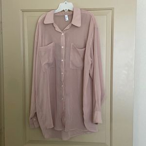 American Apparel oversized button up